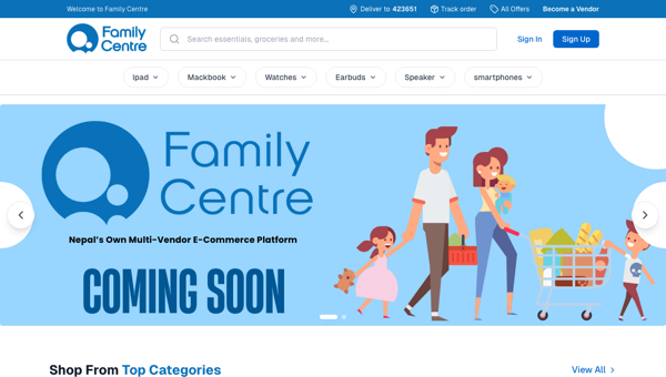 Family Centre — screenshot