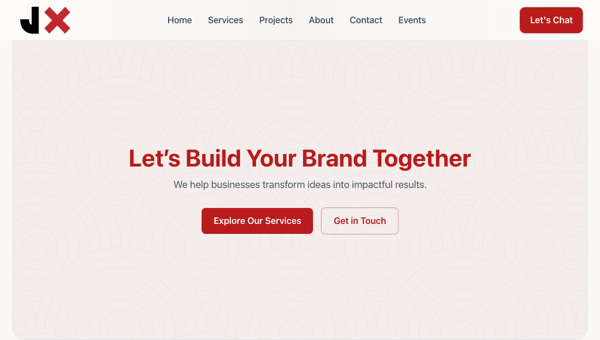 JYNX Website — screenshot