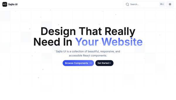 Sajilo UI — screenshot